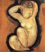 Amedeo Modigliani caryatid oil on canvas